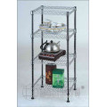 Adjustable Chrome Metal Kitchen Rack for Household (CJ-B1067)